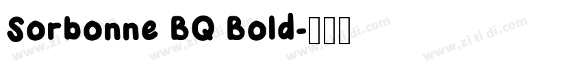 Sorbonne BQ Bold字体转换